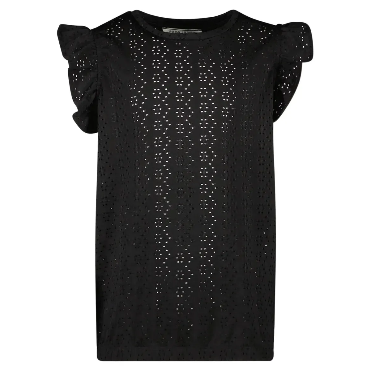 Translucent Black Girls Top