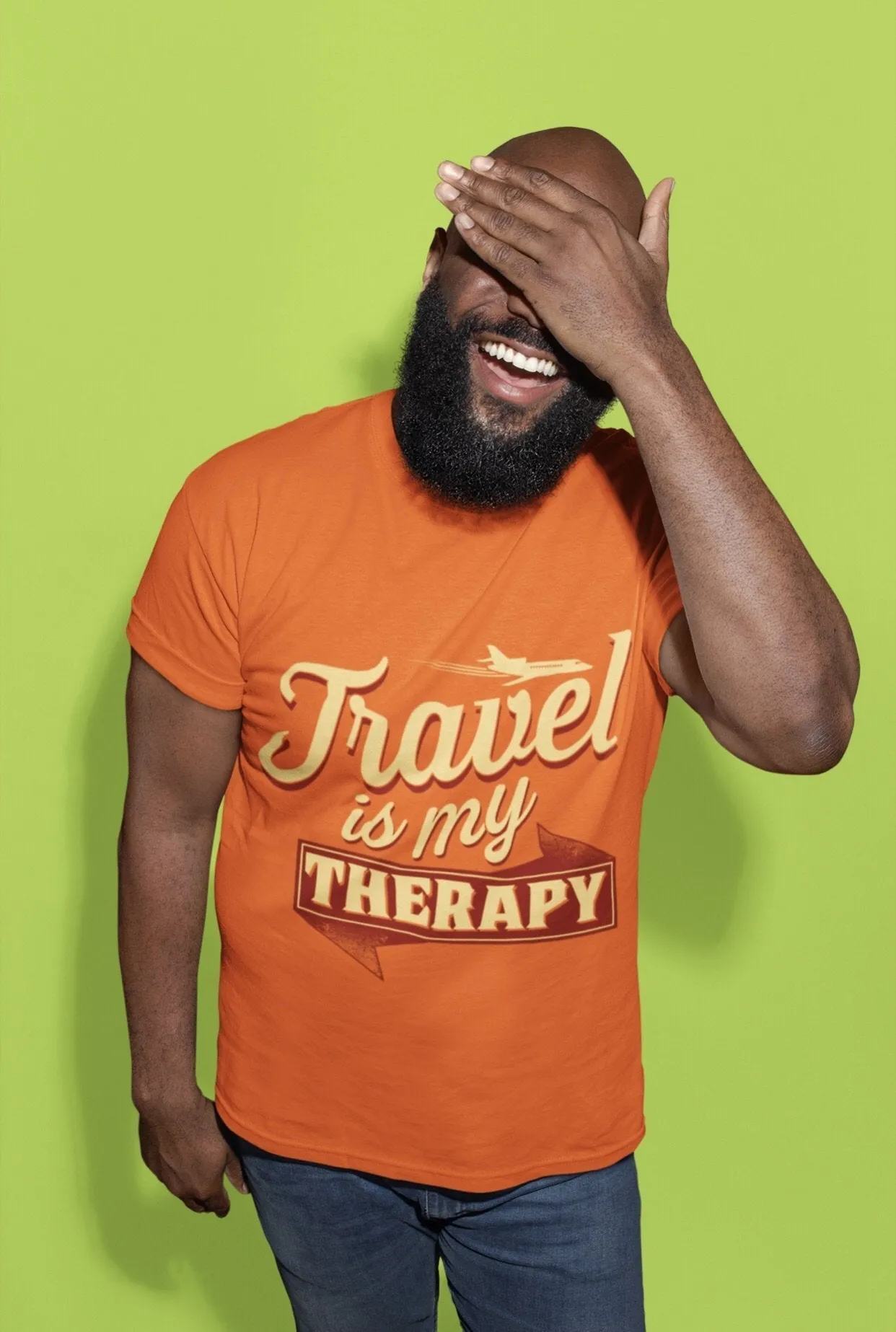 Travel is my Therapy Unisex Short Sleeve T-shirt