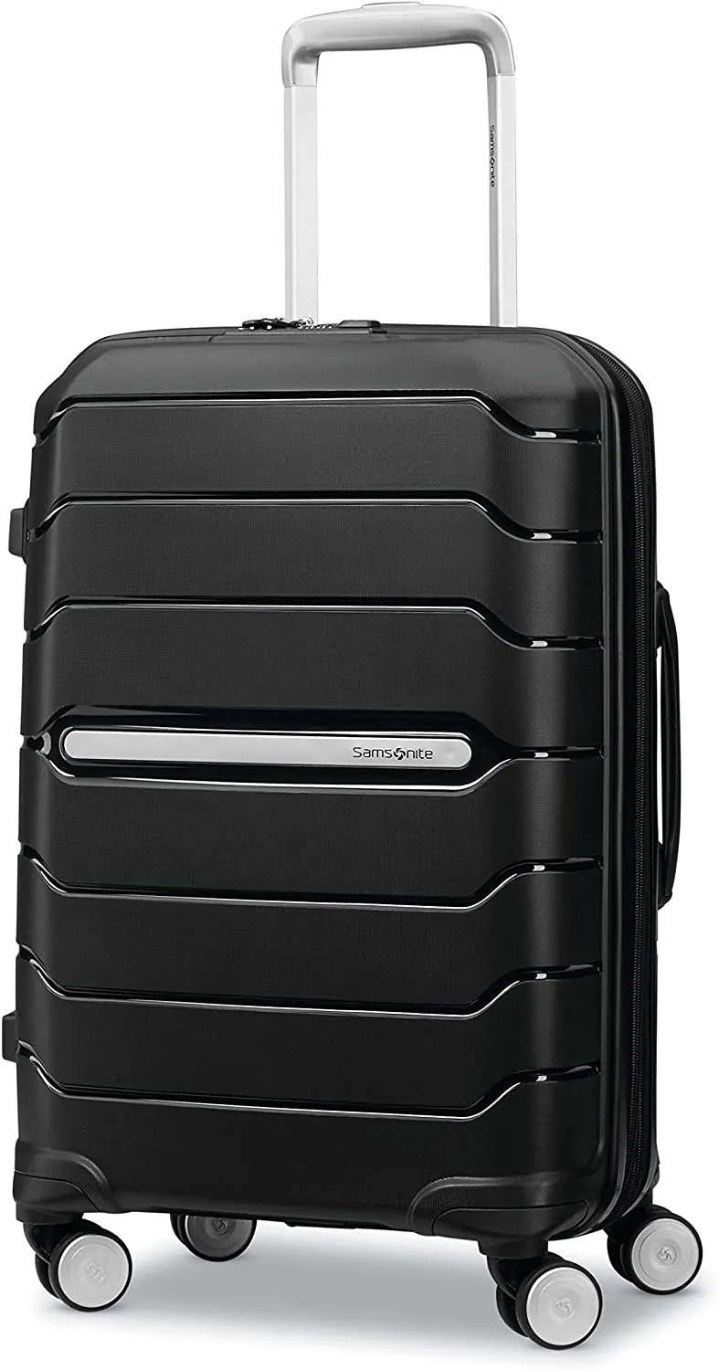 Travel Luggage, Expandable with Double Spinner Wheels