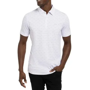 Travis Mathew Chilly Track Golf Polo Shirt - White