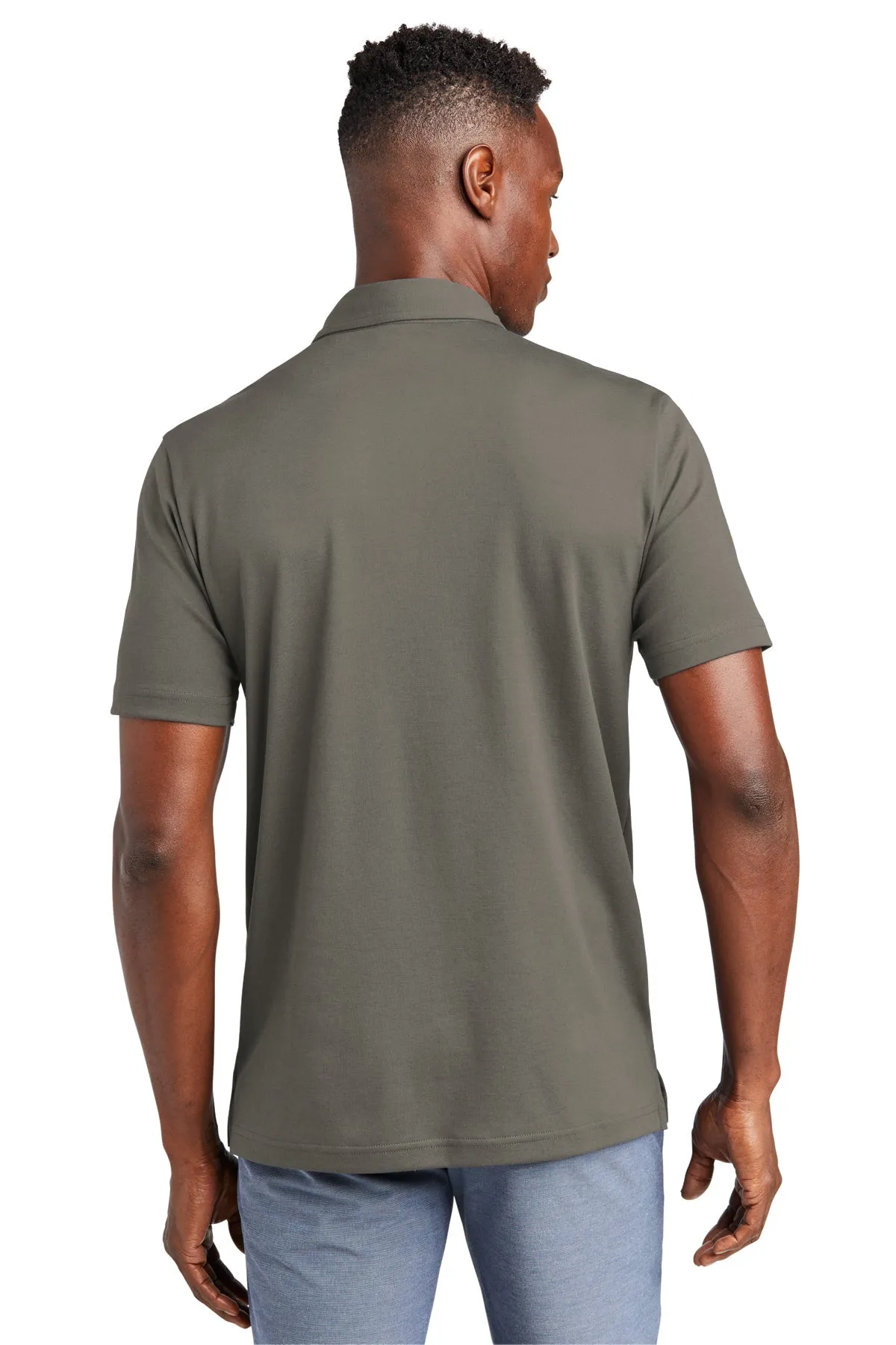 TravisMathew Monterey Chest Stripe Polo Quiet Shade Grey