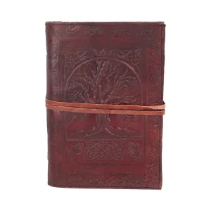 Tree Of Life Leather Embossed Journal 18 x 25cm