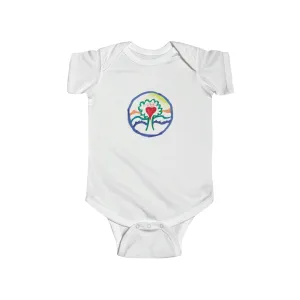 TREE OF LIFE SACRED HEART INFANT FINE JERSEY BODYSUIT