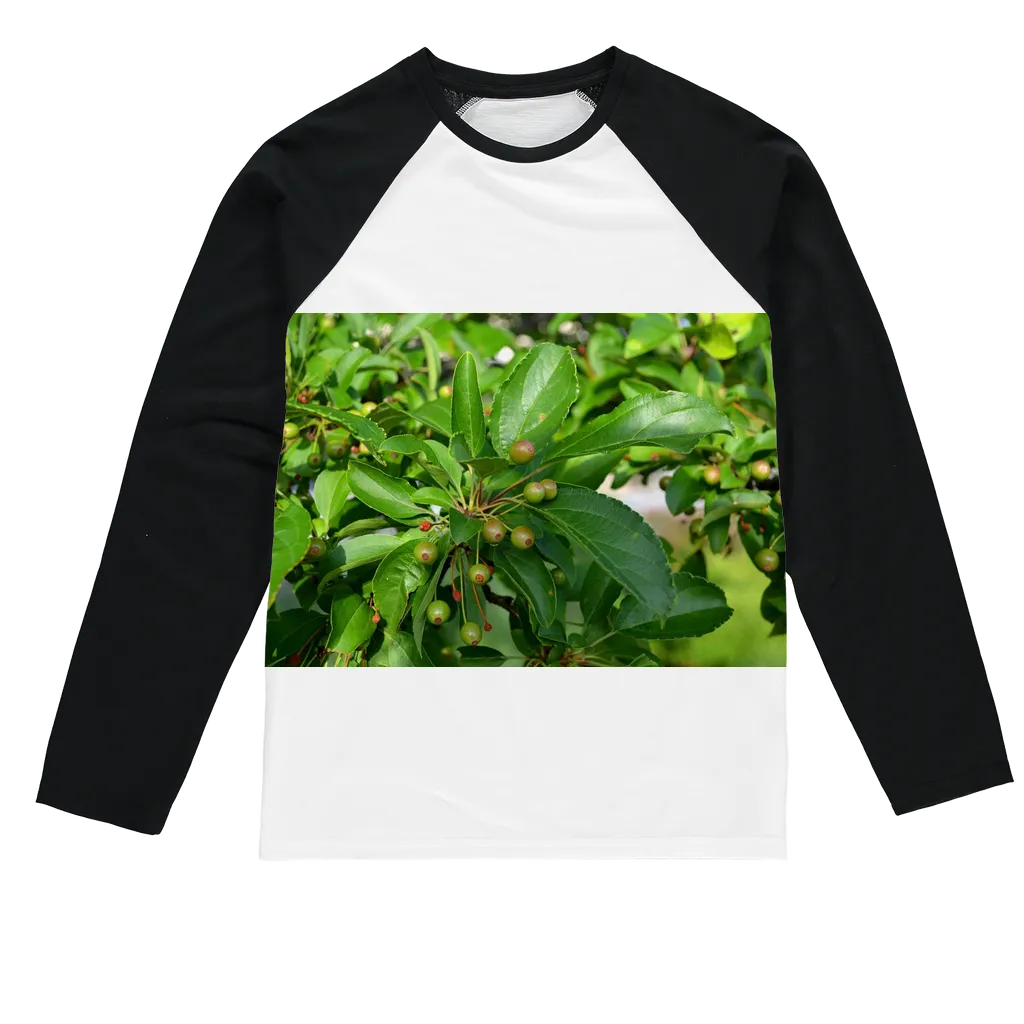 Tree with Seeds Sublimation Baseball Long Sleeve T-Shirt