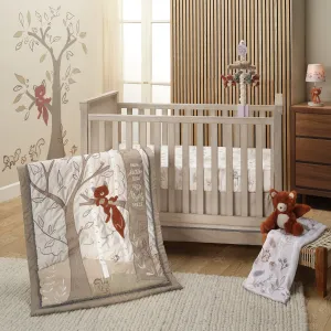 Treetop Fox 3-Piece Crib Bedding Set