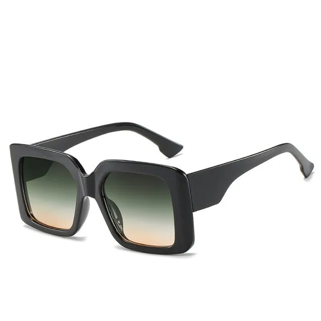 Trendy Big Frame Retro Square Sunglasses