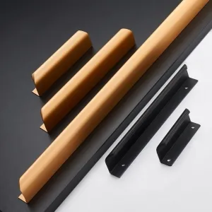 Trendy Modern Cabinet Edge Pulls Long Cabinet Handles