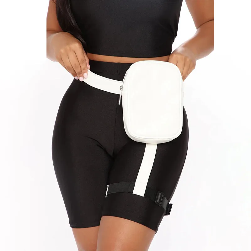 Trendy Stylish Outdoor Travel Solid Colors Waist Leg Belts