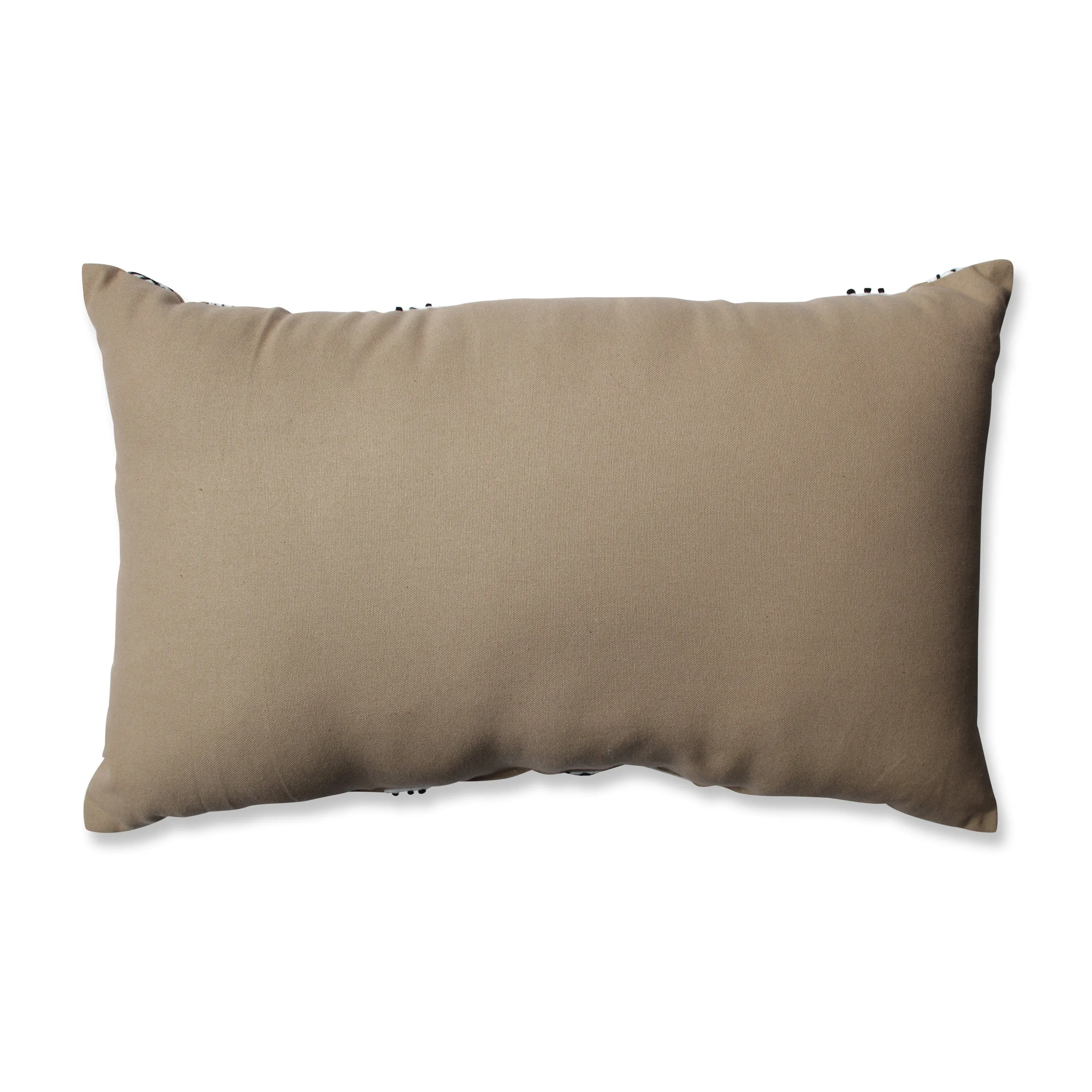 Tribal Bands Camel-Cream-Black Rectangular Throw Pillow