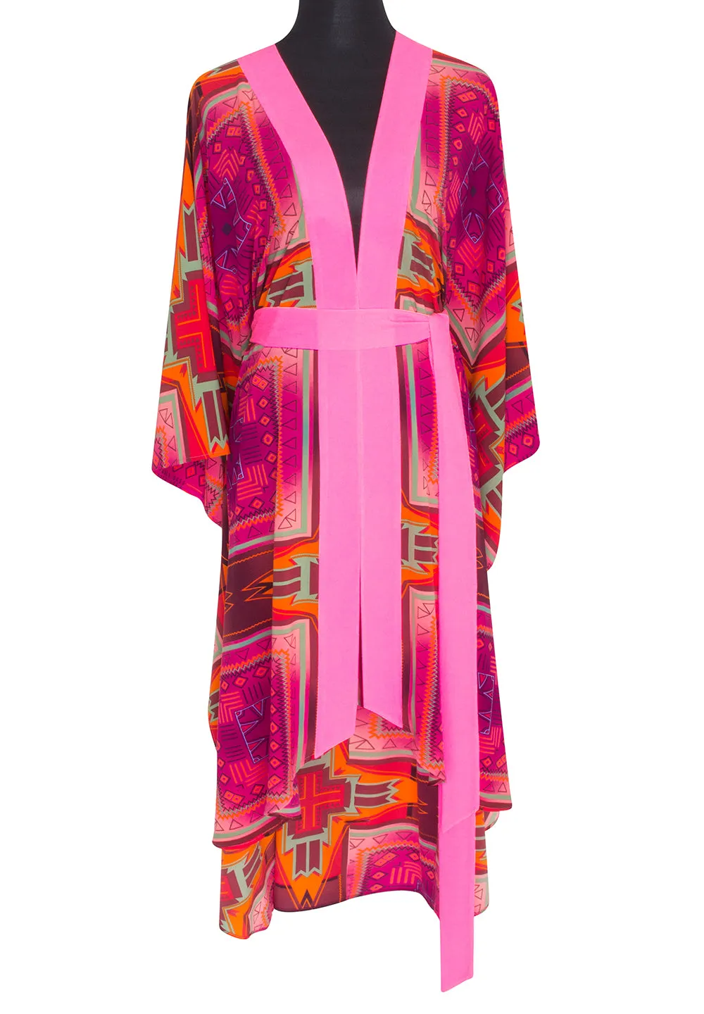 Tribal - Pink Kimono (Neon Pink)