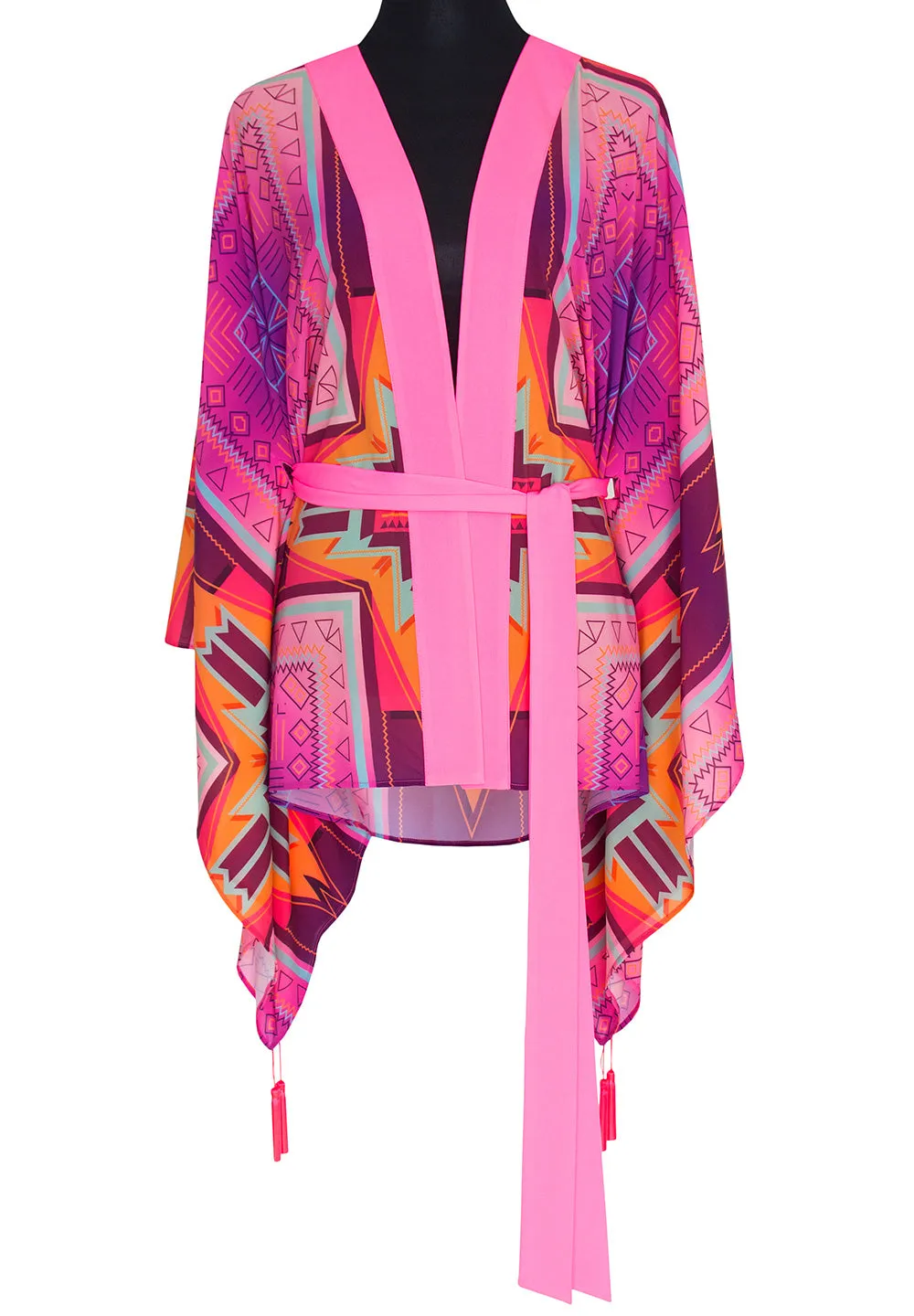 Tribal - Pink Kimono (Neon Pink)