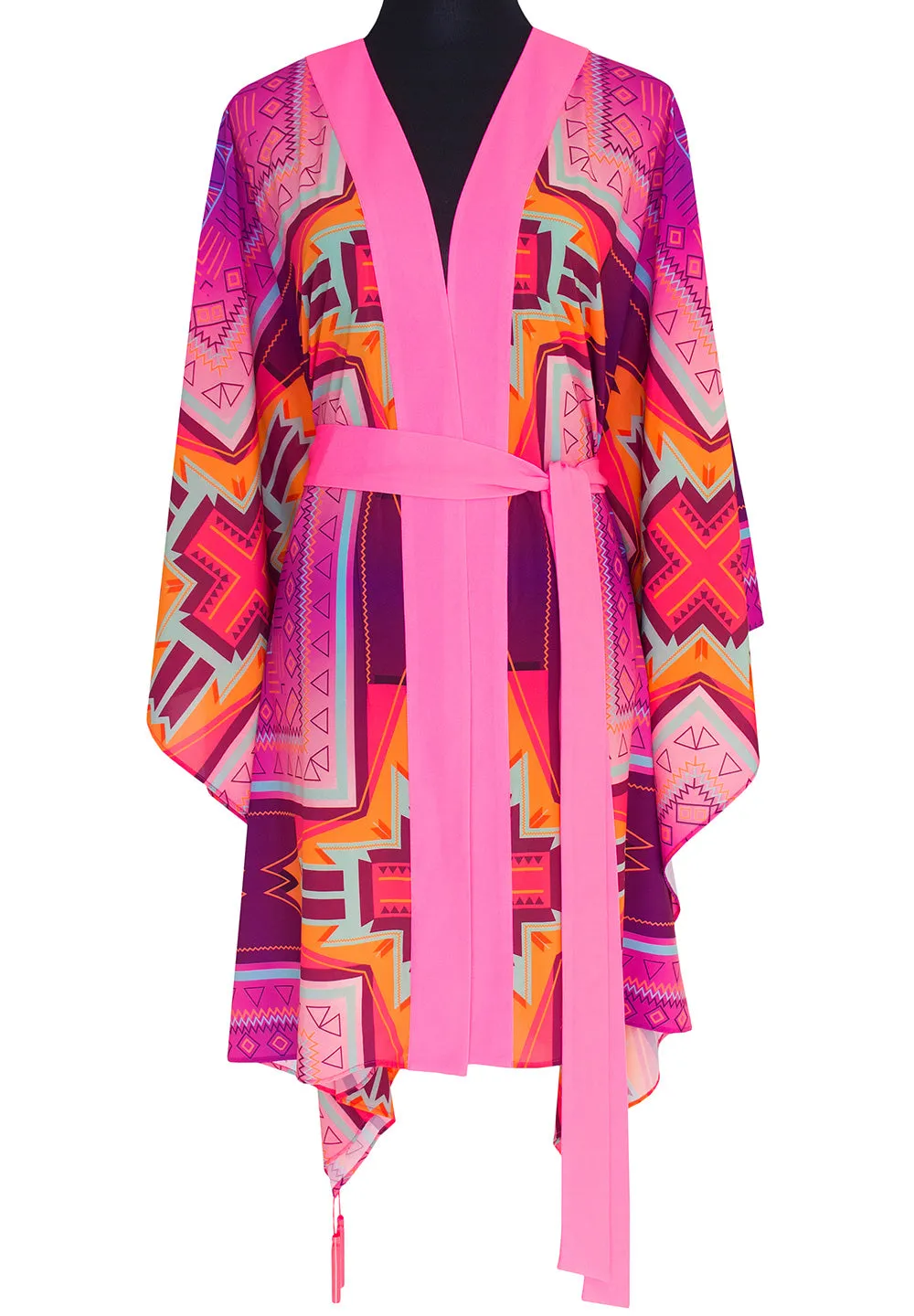 Tribal - Pink Kimono (Neon Pink)