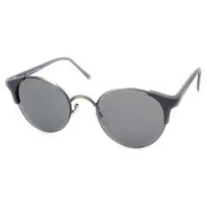 TRIBECA Black/Brass 90s Cat-Eye Classic Sunglasses