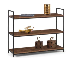 Tribeca Low Bookcase - Walnut