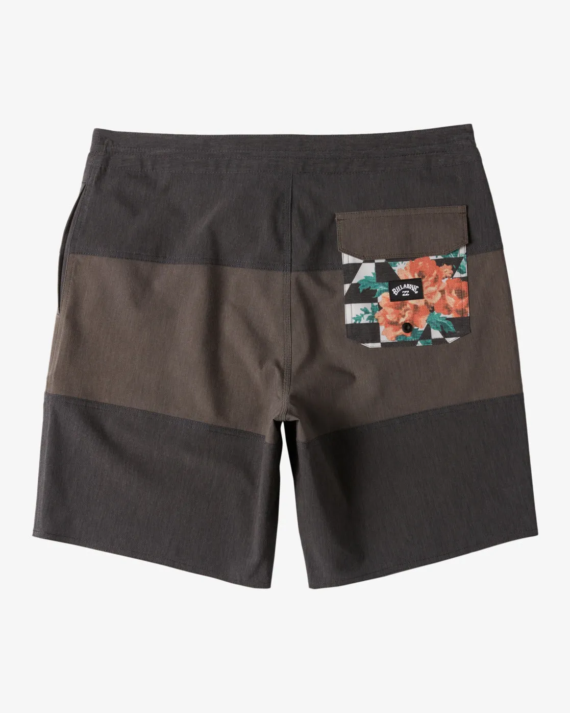 Tribong Lo Tide 19" Boardshorts - Dark Brown