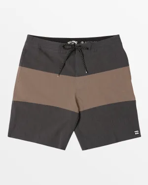 Tribong Lo Tide 19" Boardshorts - Dark Brown