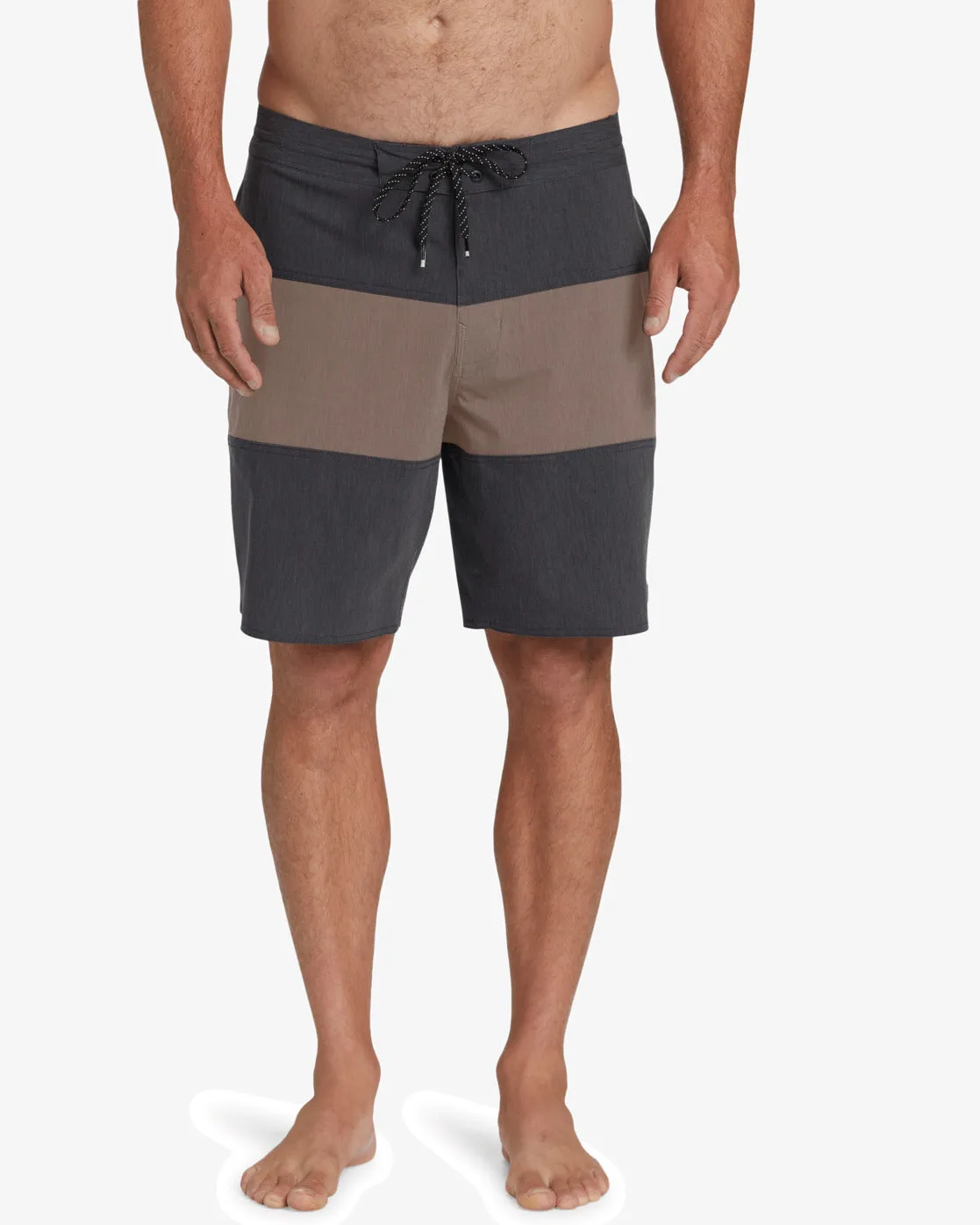 Tribong Lo Tide 19" Boardshorts - Dark Brown