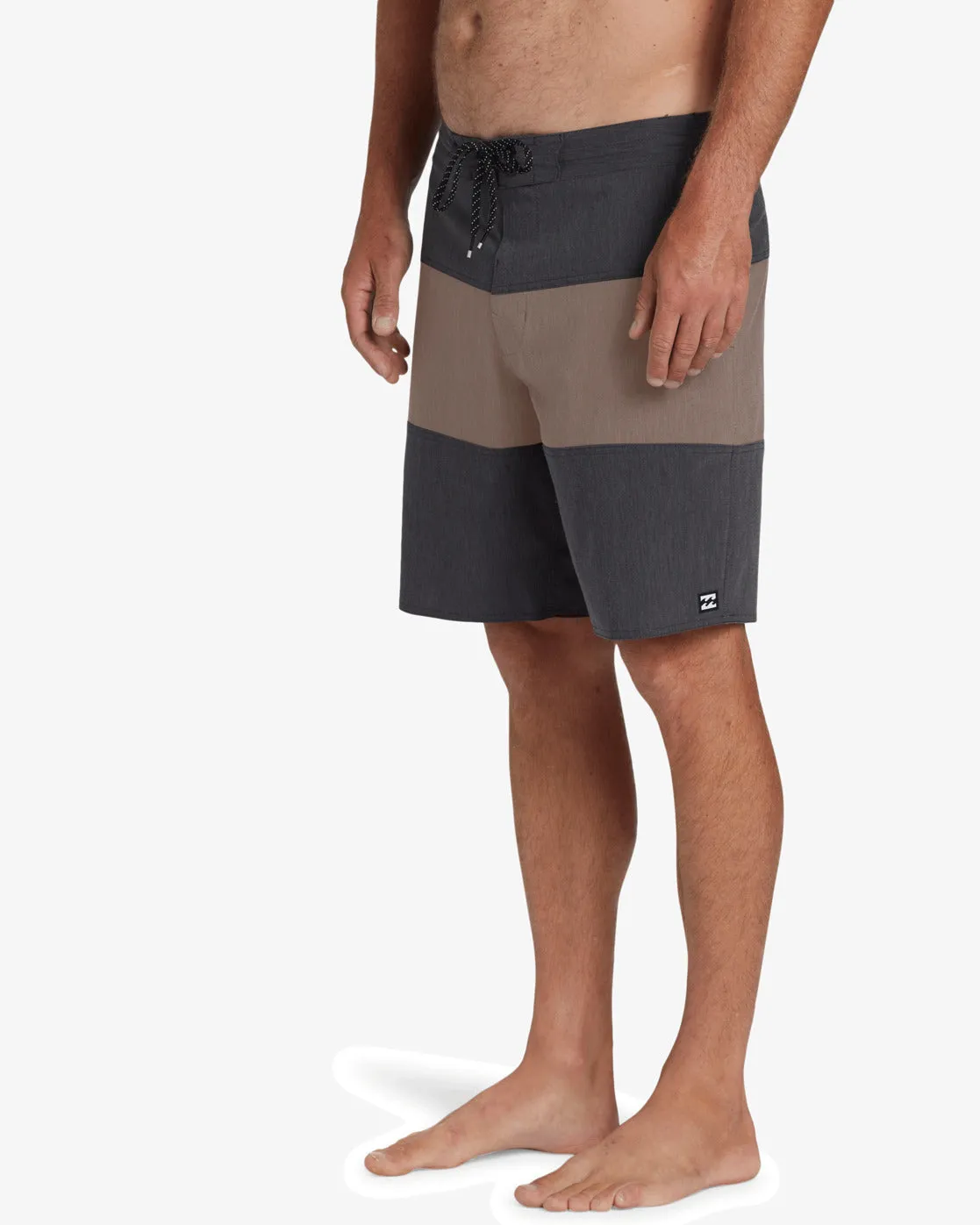 Tribong Lo Tide 19" Boardshorts - Dark Brown