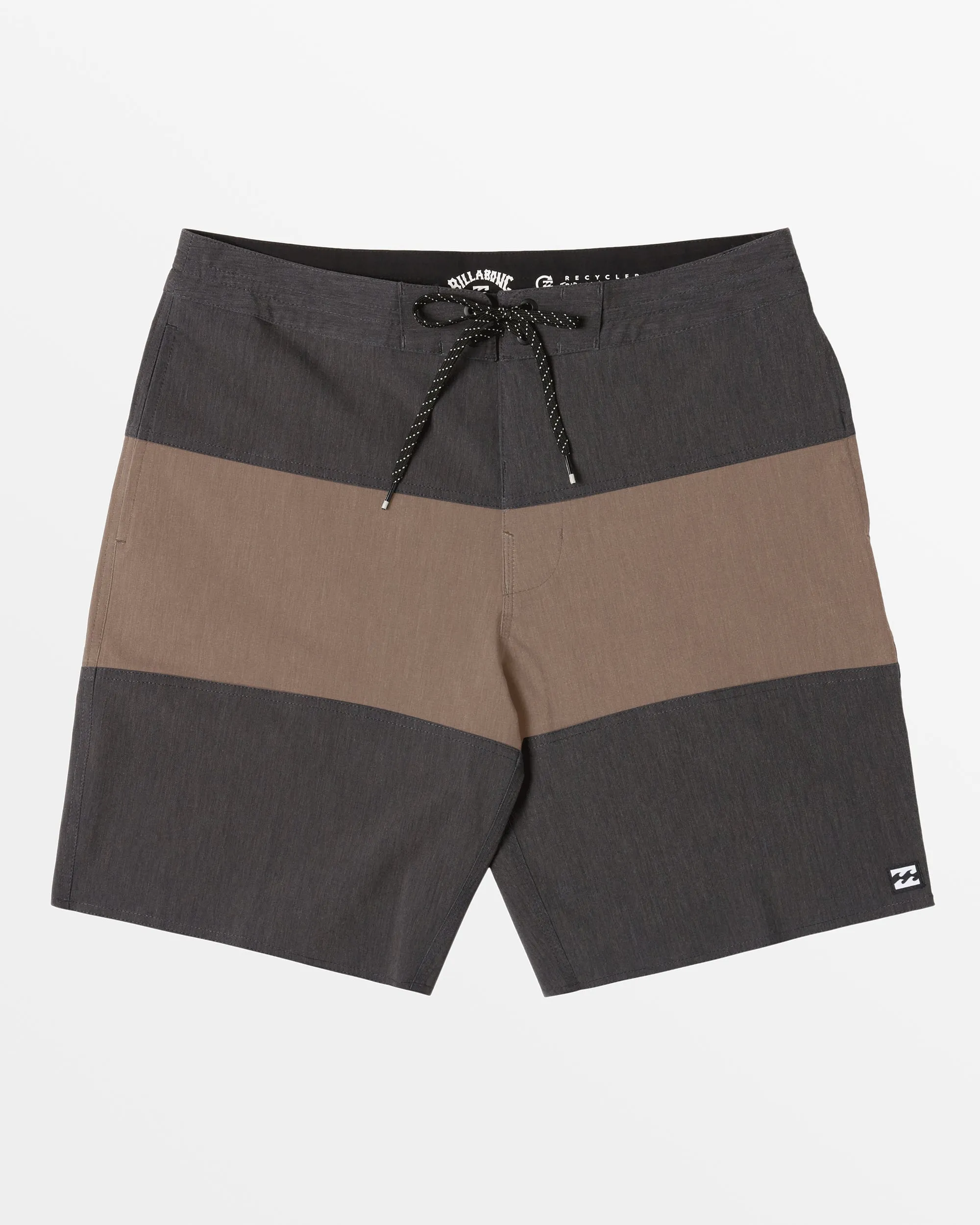 Tribong Lo Tide 19" Boardshorts - Dark Brown