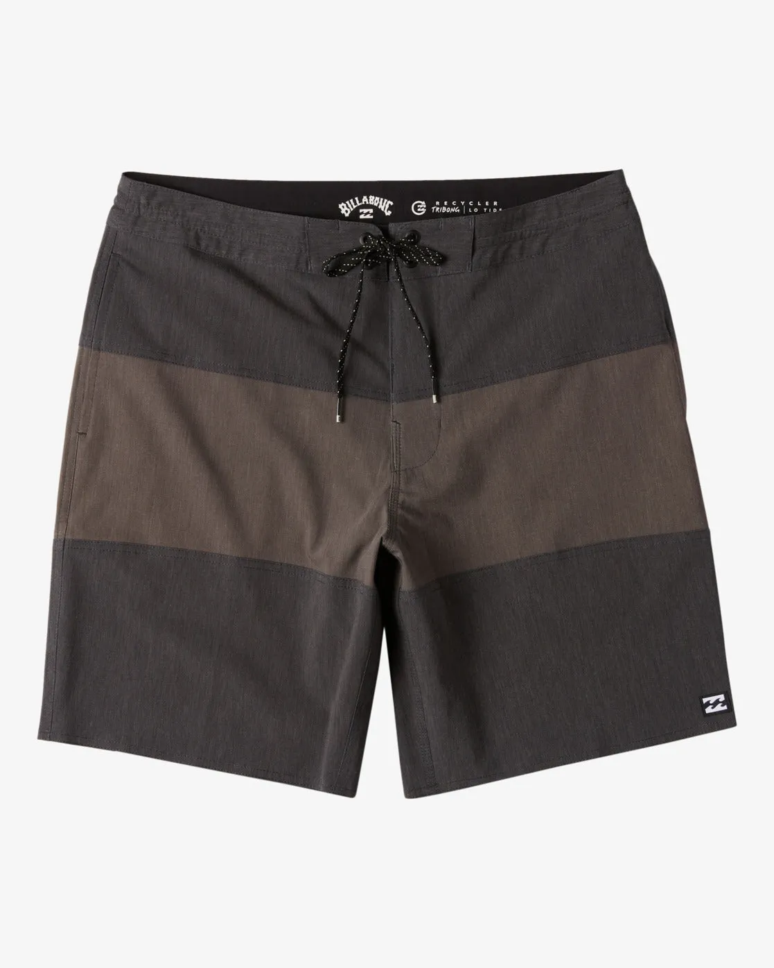 Tribong Lo Tide 19" Boardshorts - Dark Brown