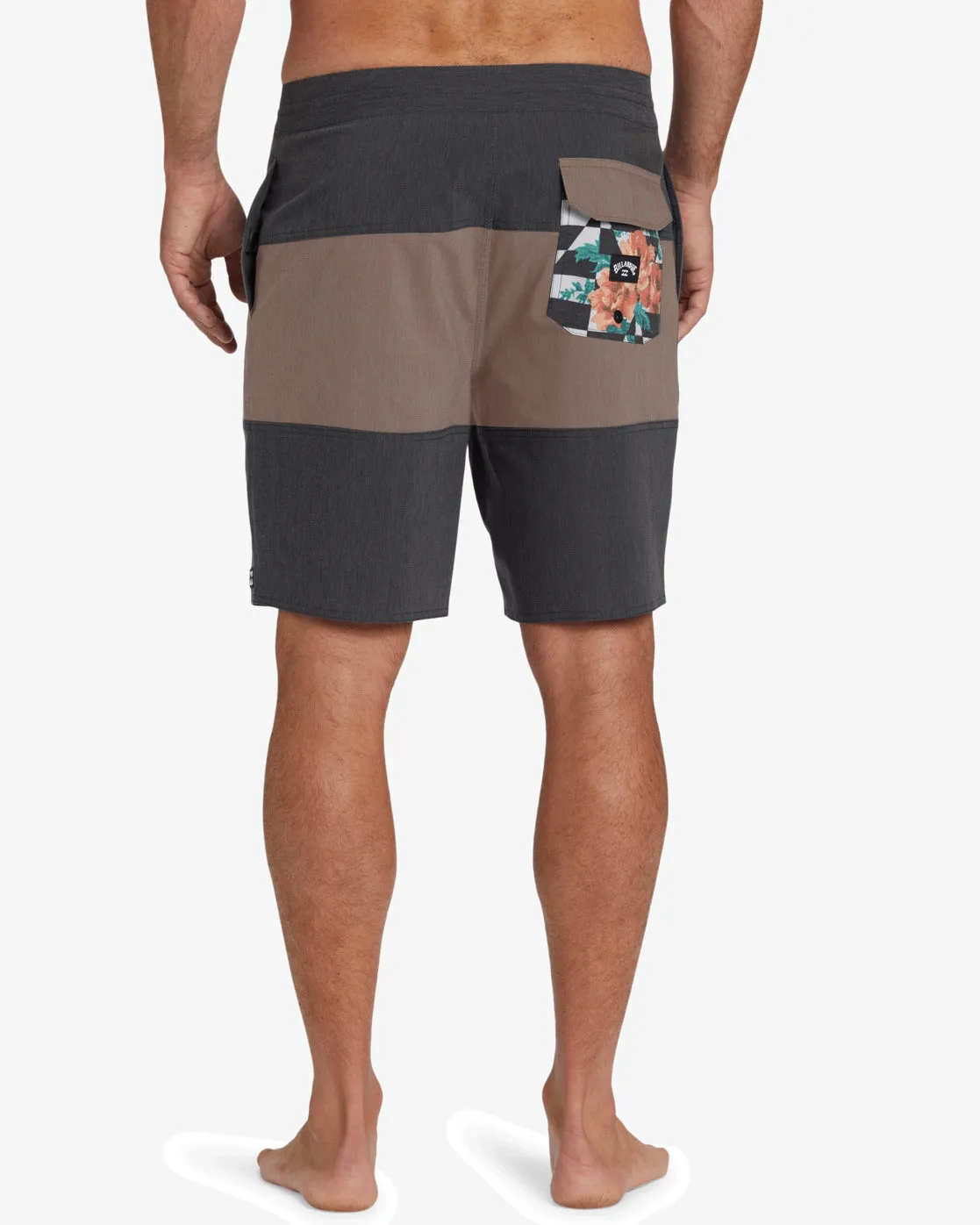 Tribong Lo Tide 19" Boardshorts - Dark Brown