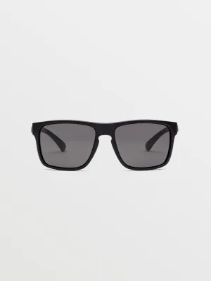 Trick Sunglasses - Matte Black/Gray Polar