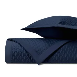 Trinity Quilted Navy Blue by Home Treasures