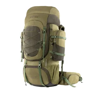 Tripole Walker Pro Internal Frame Rucksack for Travel and Trekking | Front Opening | Laptop Sleeve | Water Repellent | Rain Cover | 5 Year Warranty | 80 Litre Olive Green