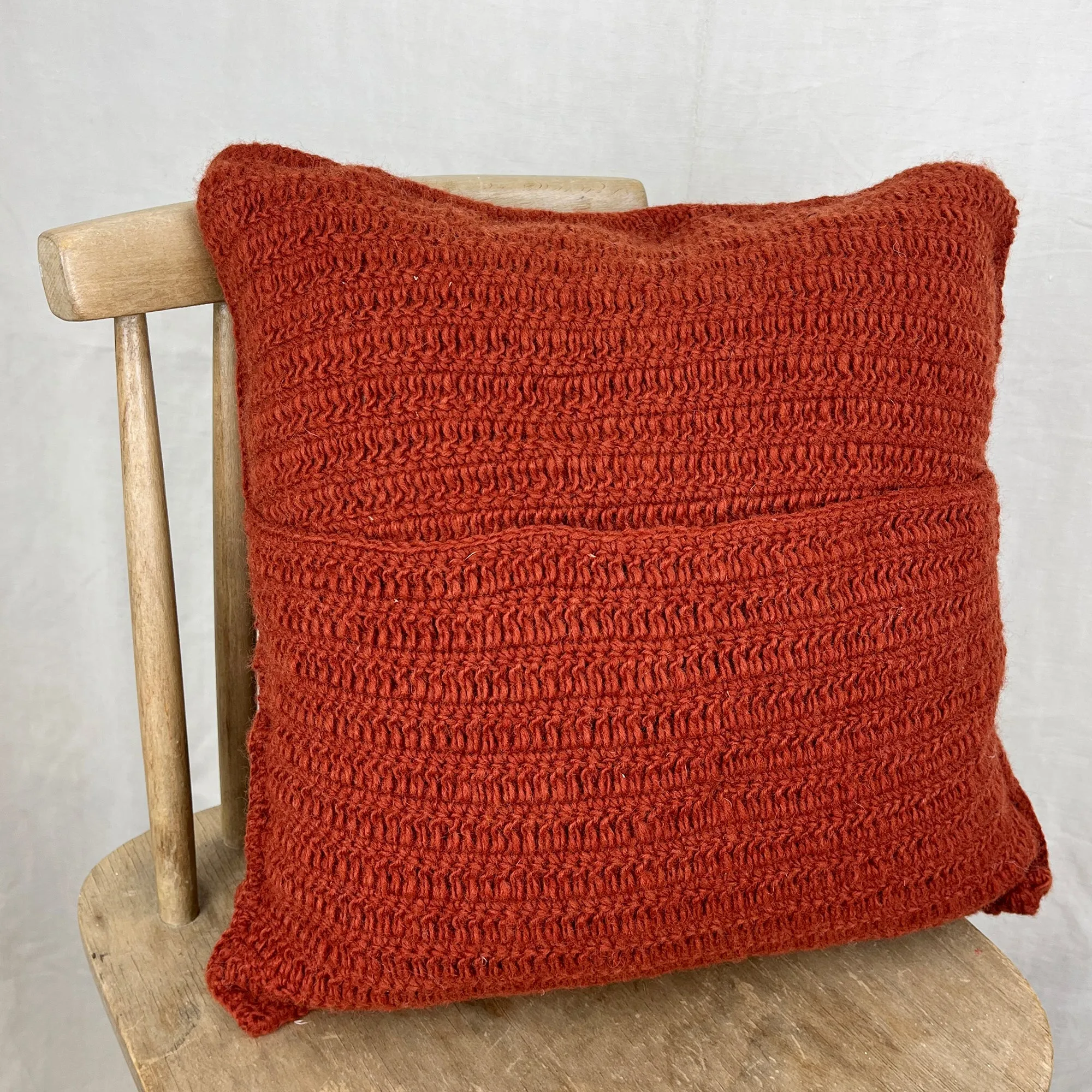 TRIPTI Chunky Boho Bobble Wool Cushion Cover 40cm (WS)