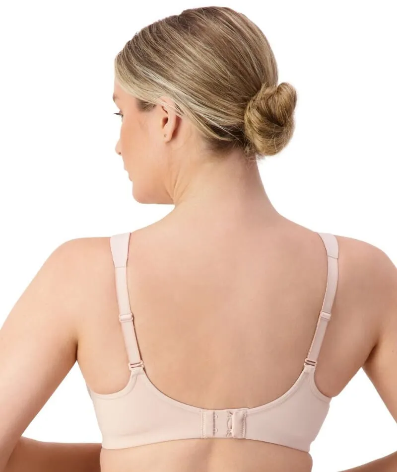 Triumph Triaction Ultra Underwired Padded Sports Bra - Fig Pink