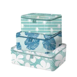 Tropical Flowers Packing Cubes, Set of 3