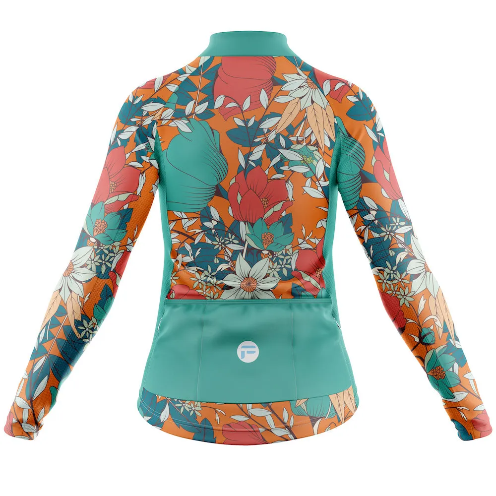 Tropical Fusion | Women's Long Sleeve Cycling Jersey