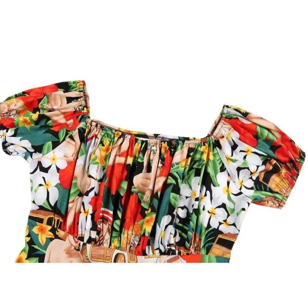 Tropical Pinups 50s Dress