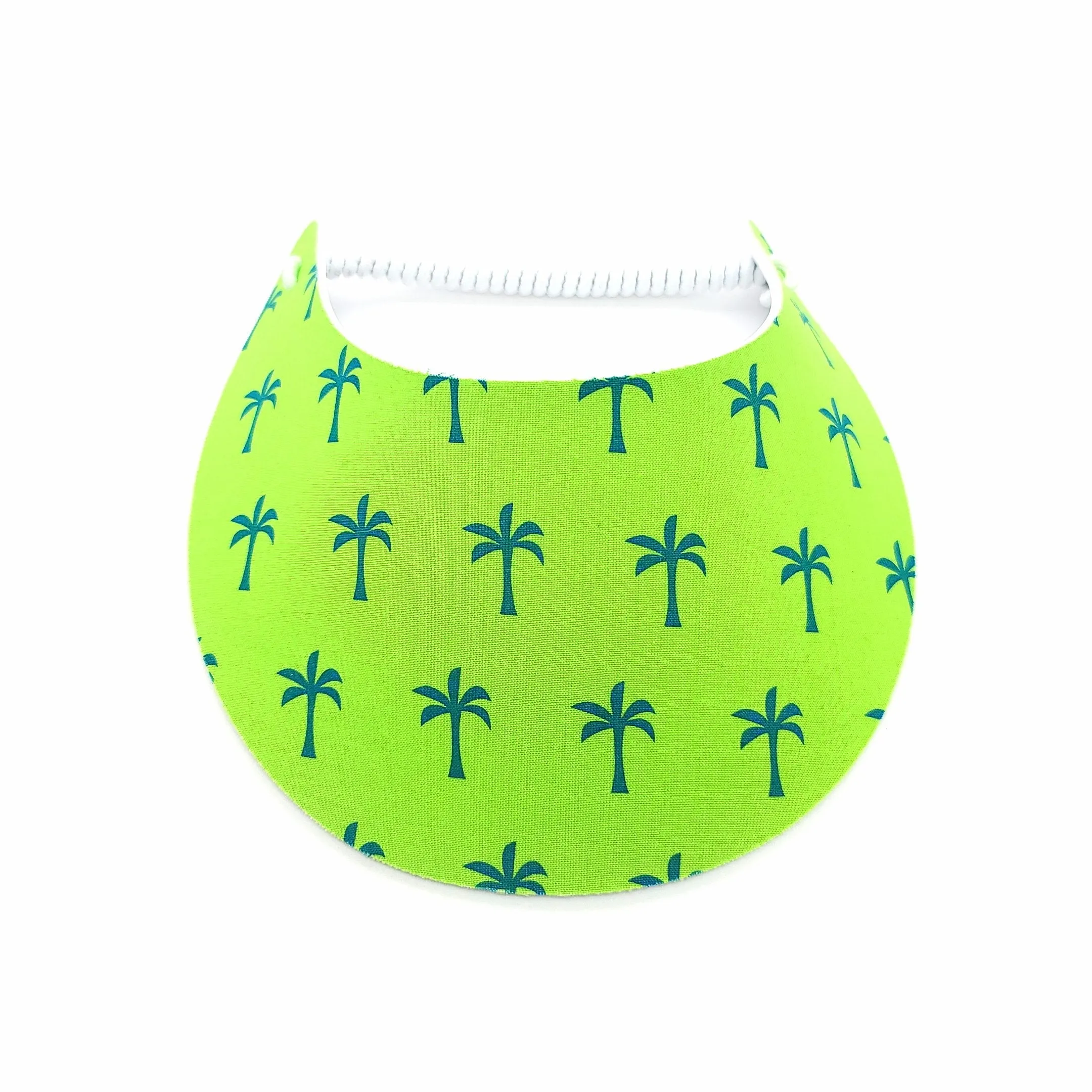 Tropical Print Foam Sun Visor