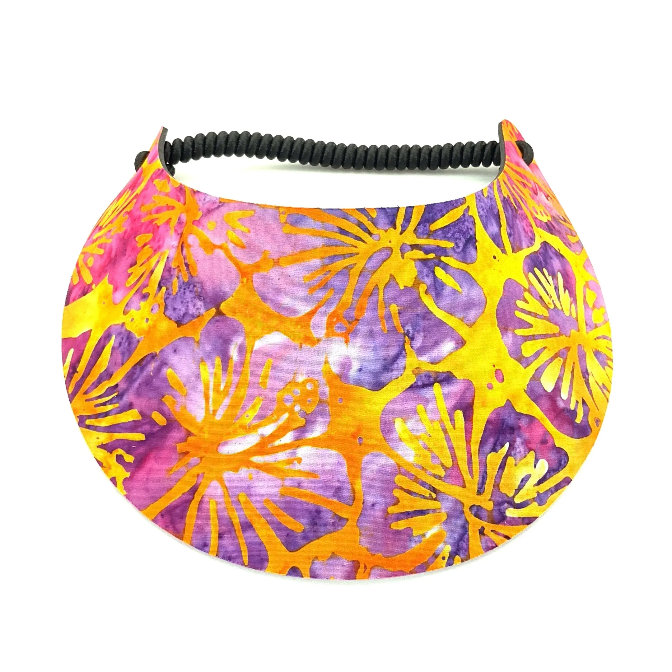 Tropical Print Foam Sun Visor