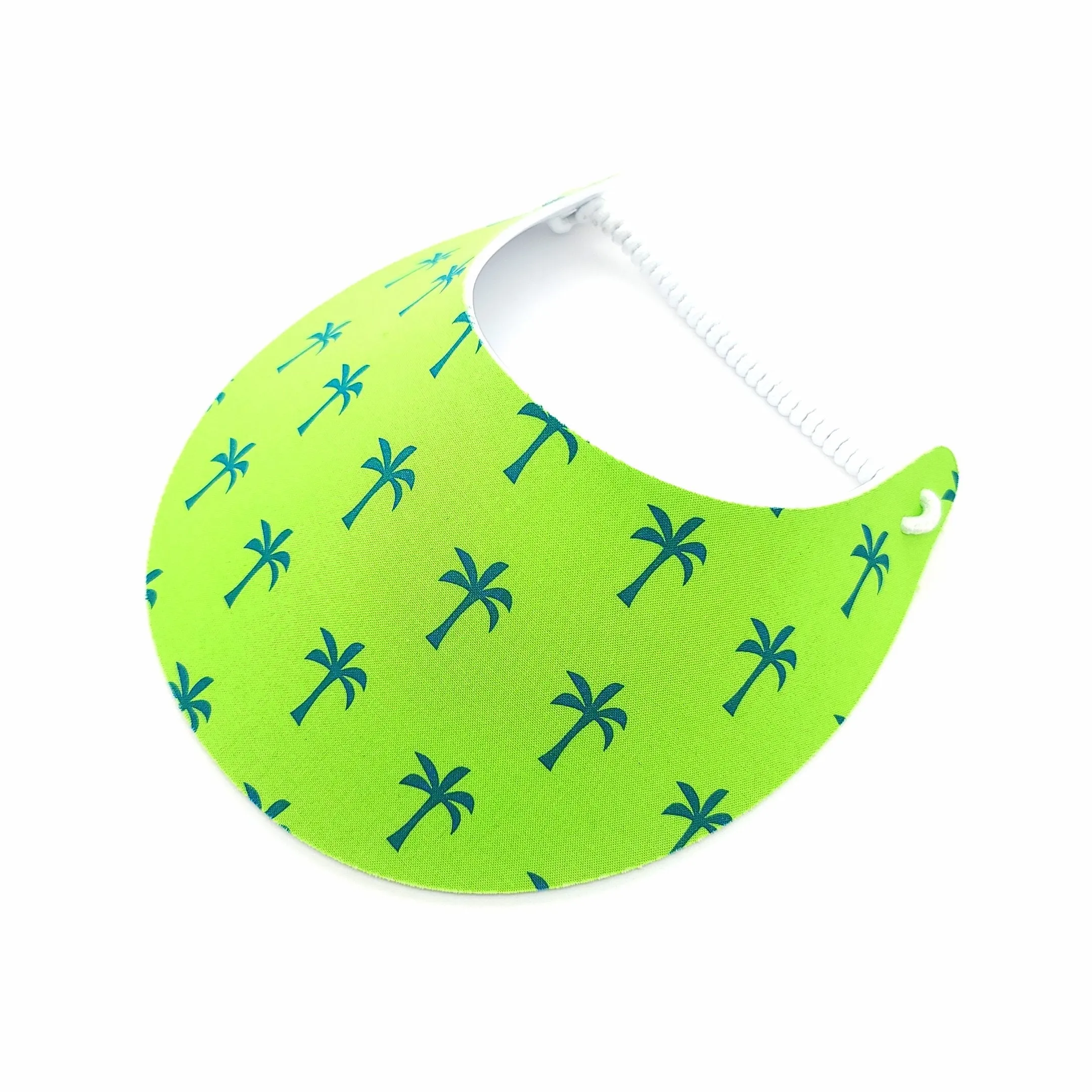 Tropical Print Foam Sun Visor