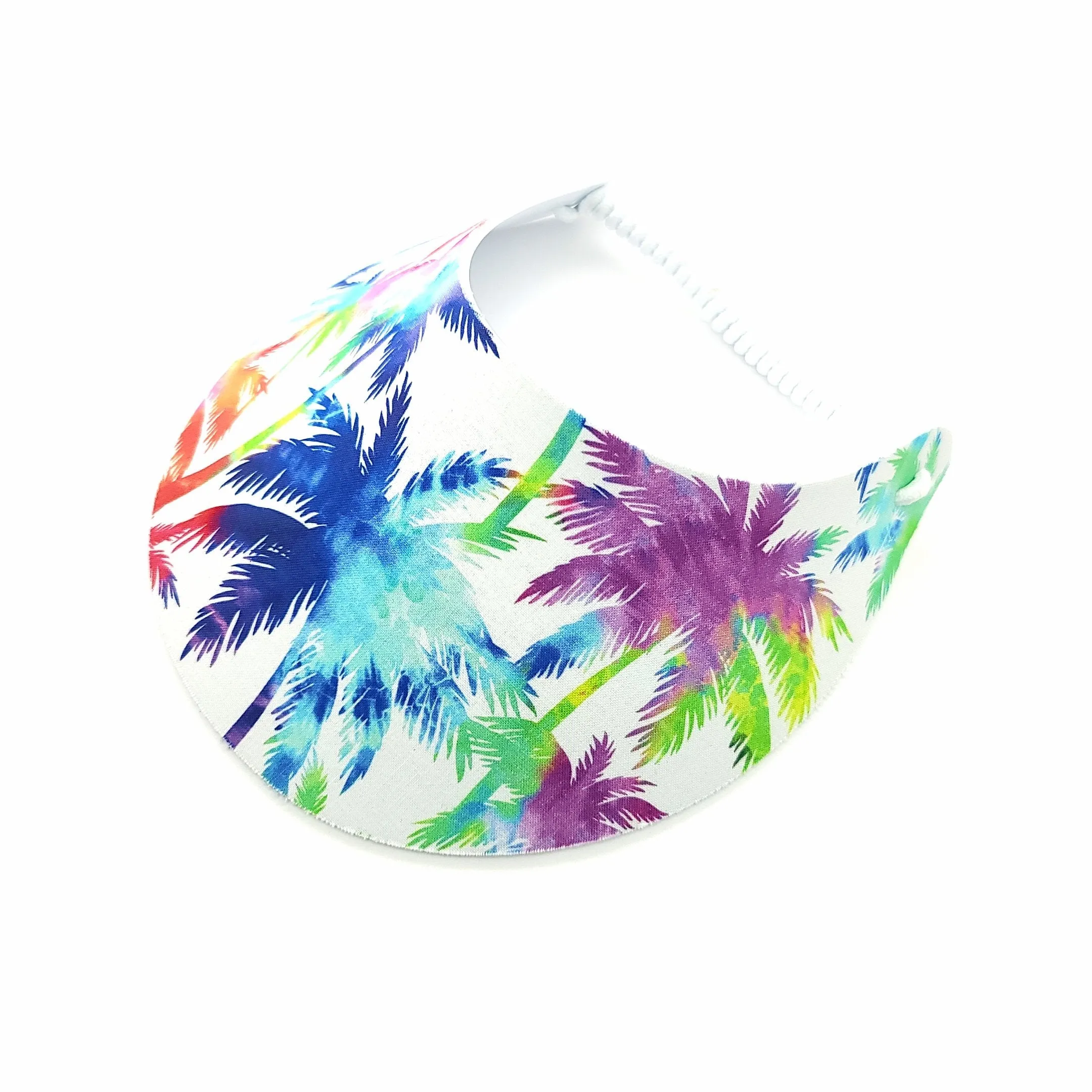 Tropical Print Foam Sun Visor