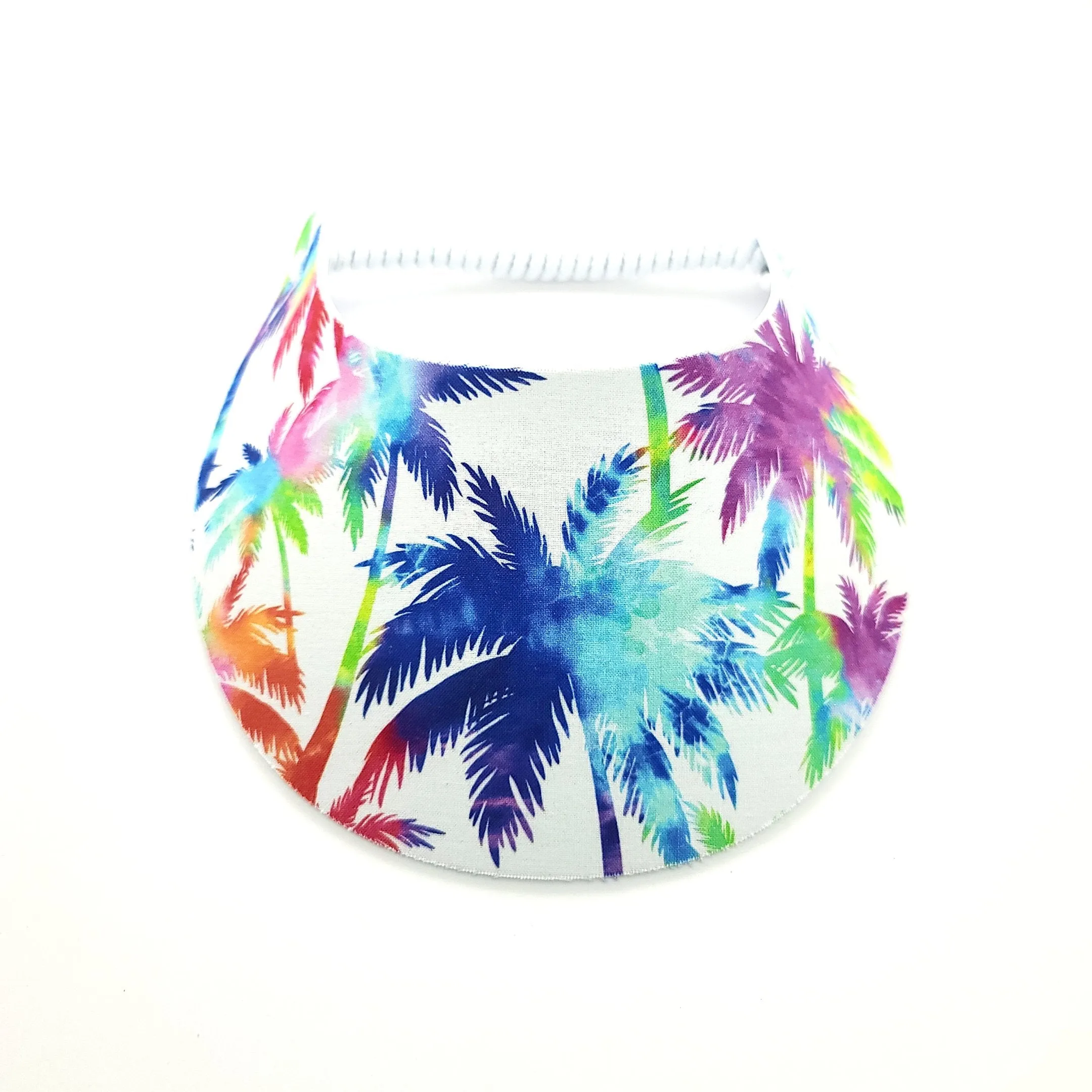 Tropical Print Foam Sun Visor