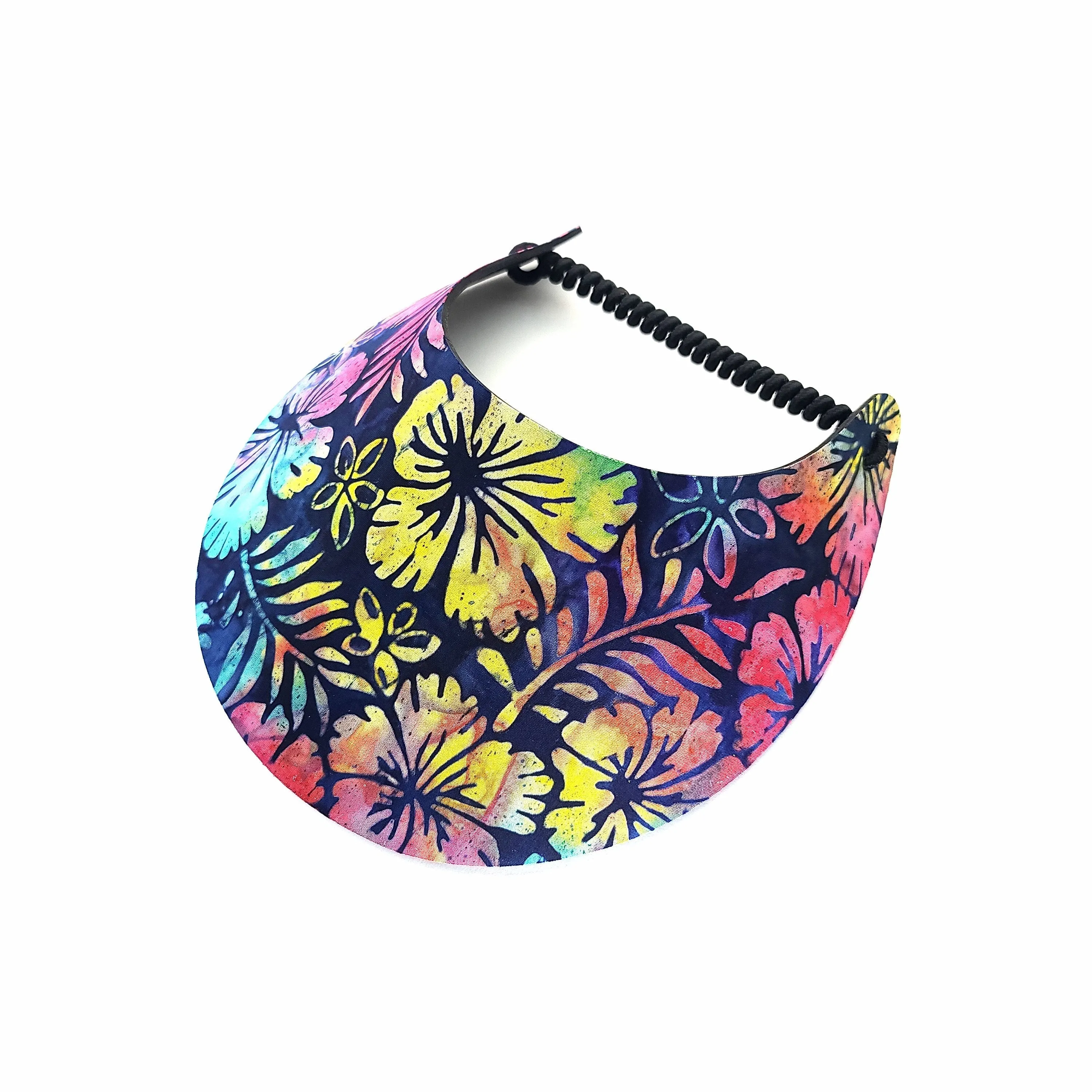 Tropical Print Foam Sun Visor