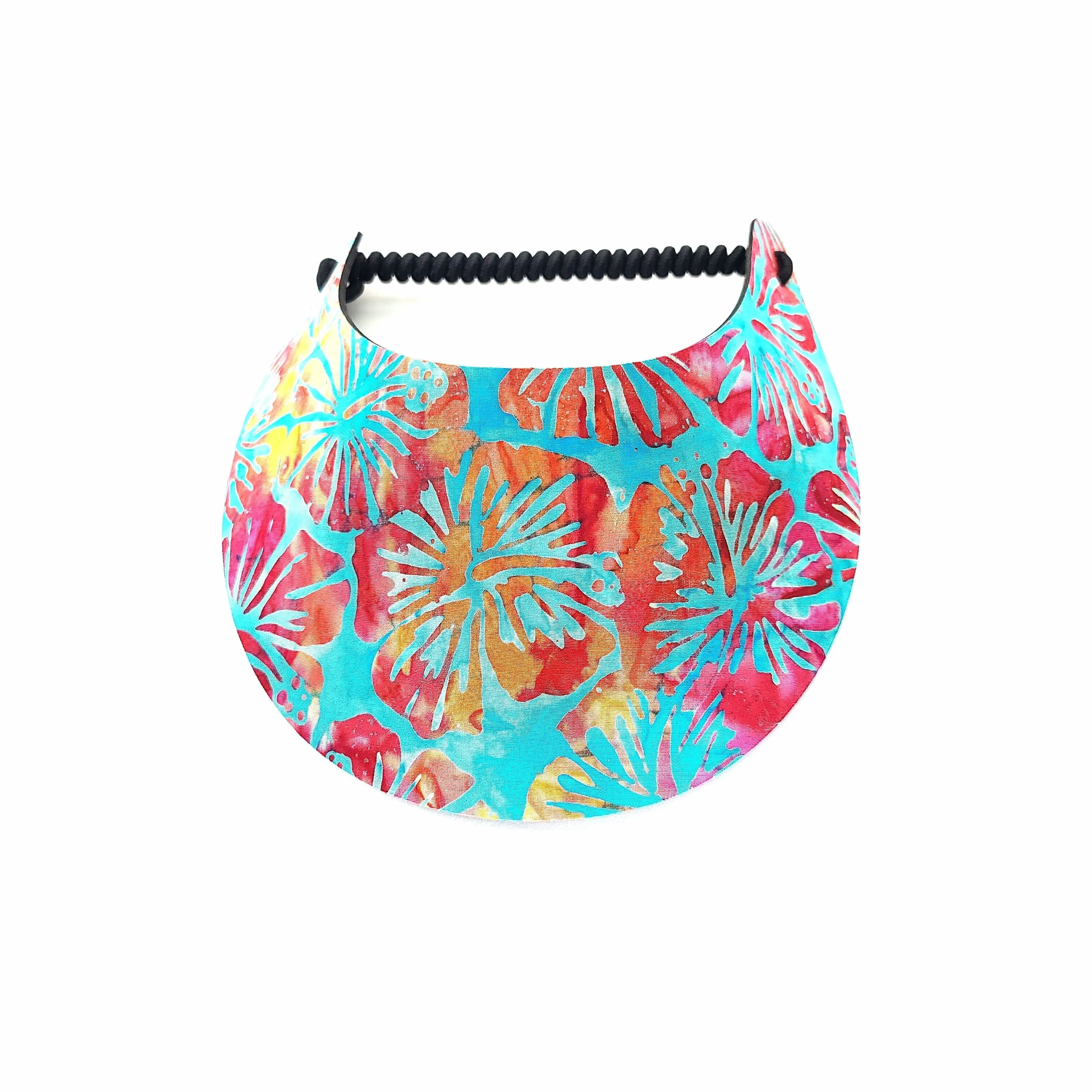 Tropical Print Foam Sun Visor