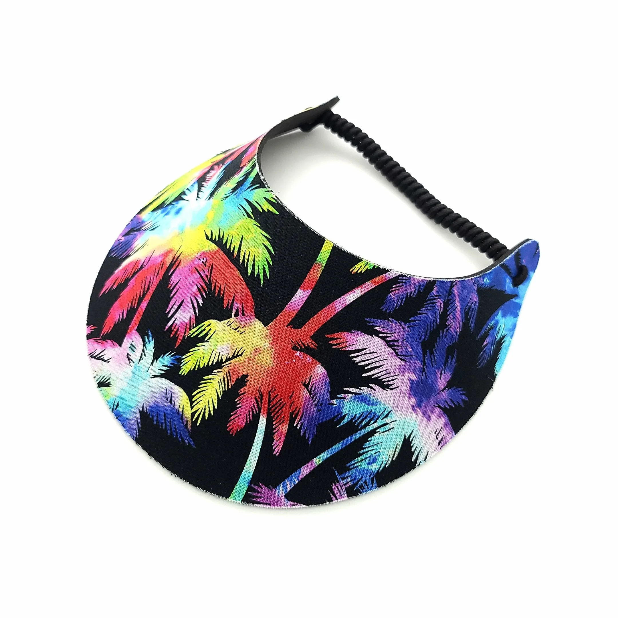 Tropical Print Foam Sun Visor