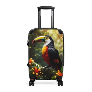 Tropical Toucan Luggage Suitcase - Colorful Travel Case for Adventure Seekers