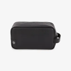 Trousse de toilette en cuir noire LONDON