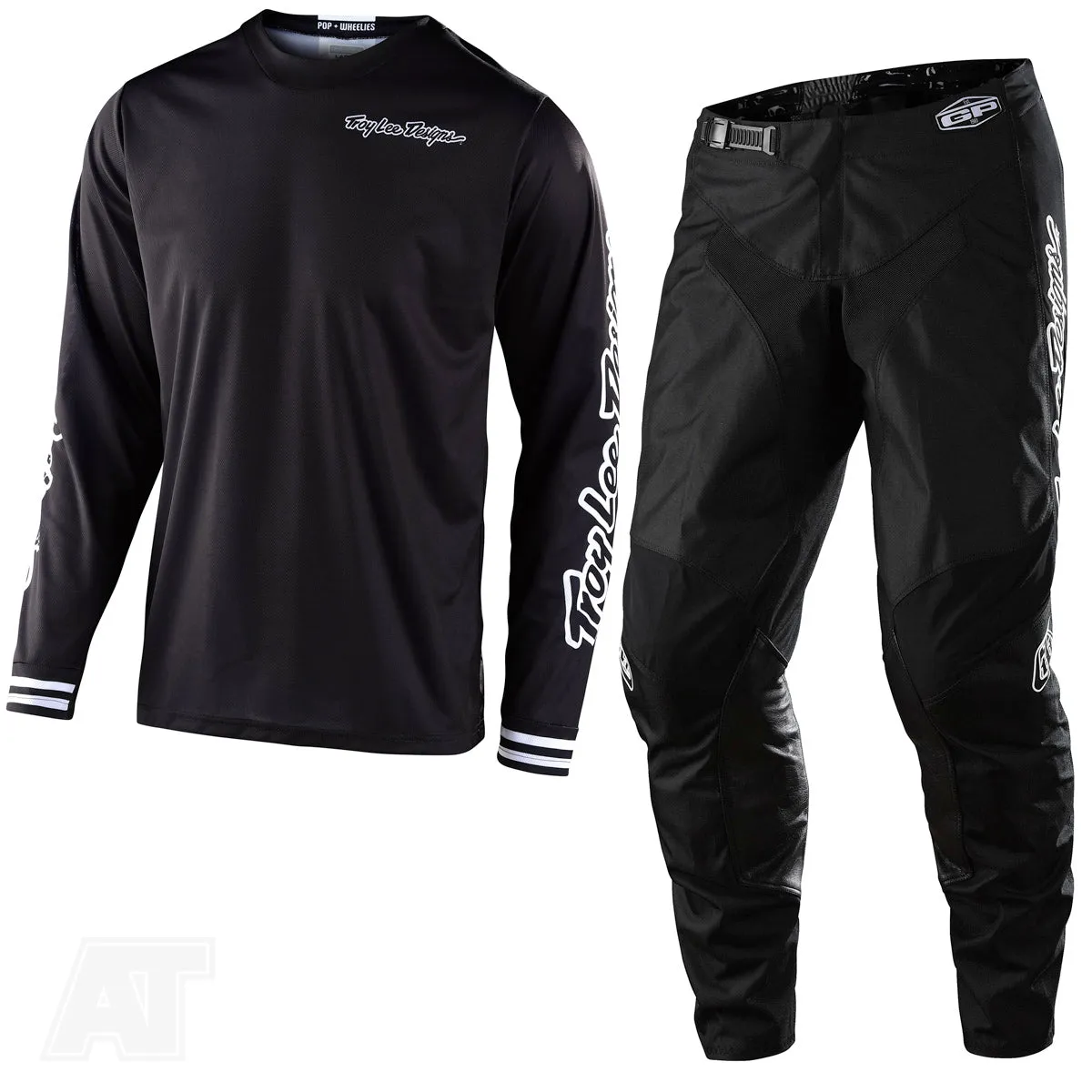 Troy Lee Designs Mono Black Kit Combo