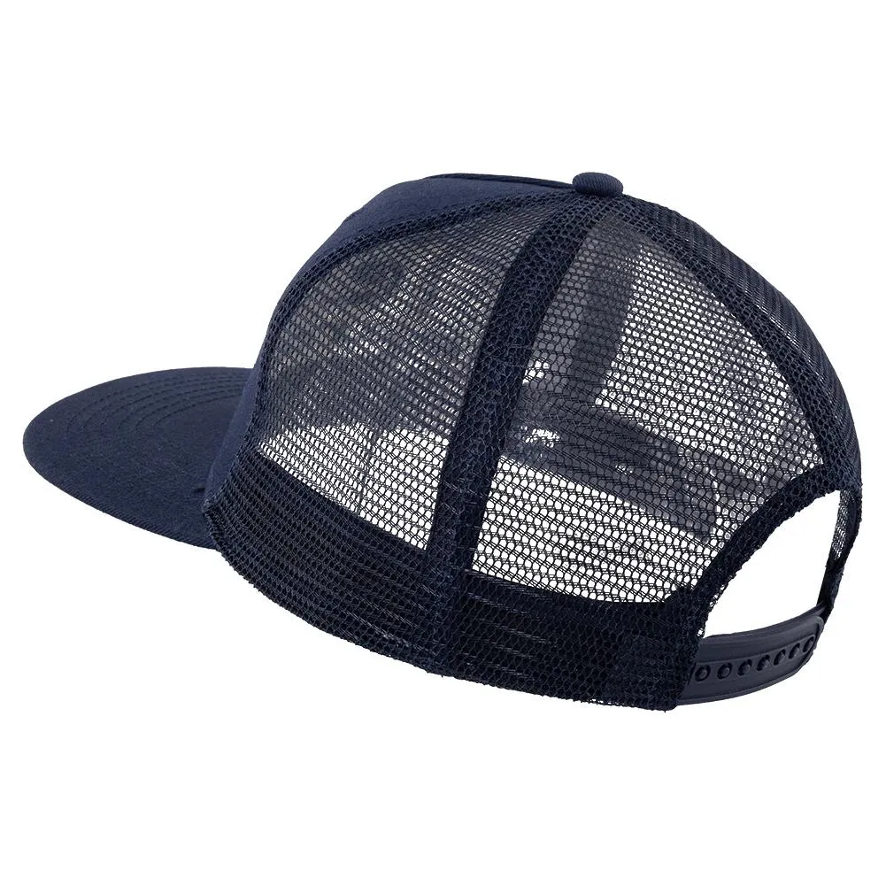 Trucker Cap Snap Back Navy Blue and Blue