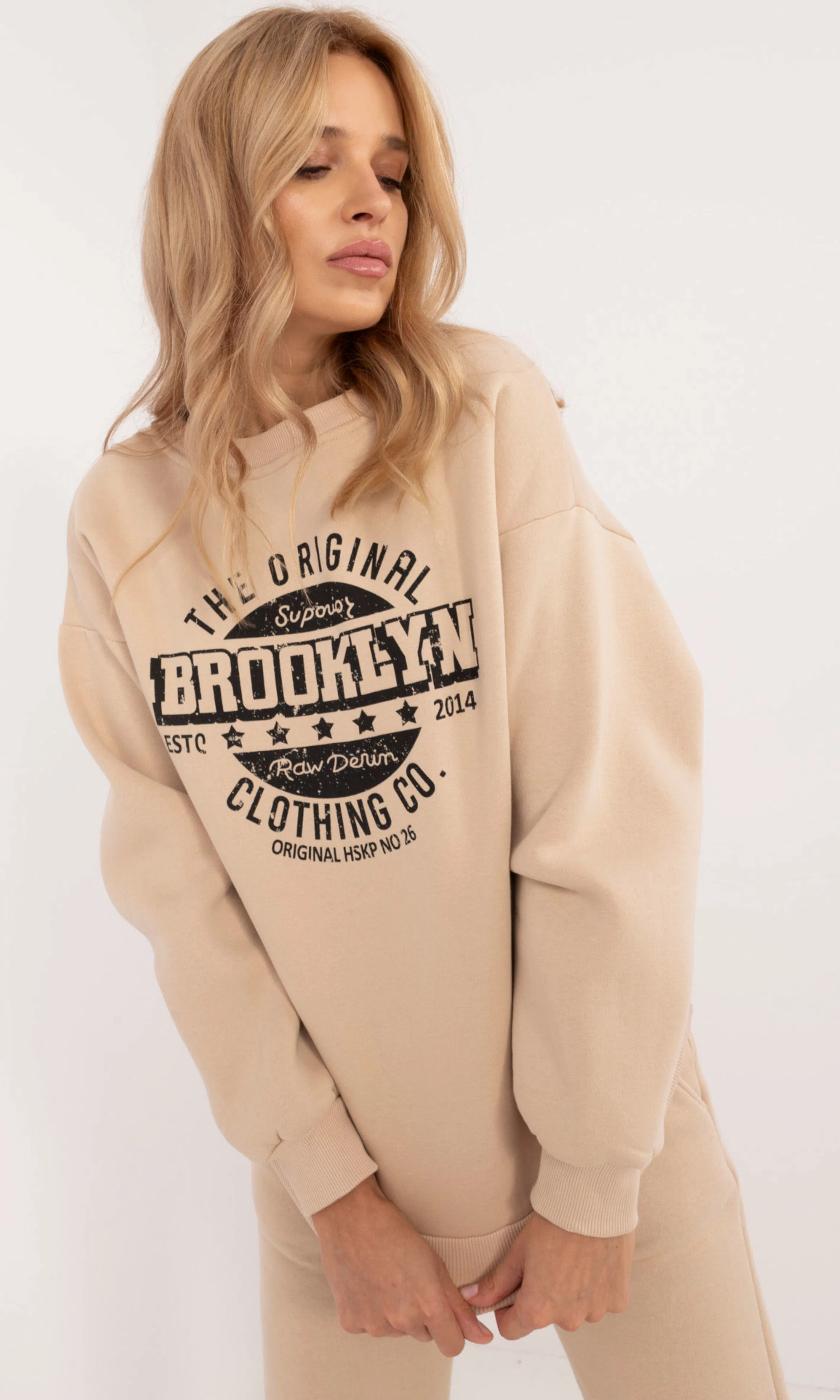 Trui Brooklyn beige