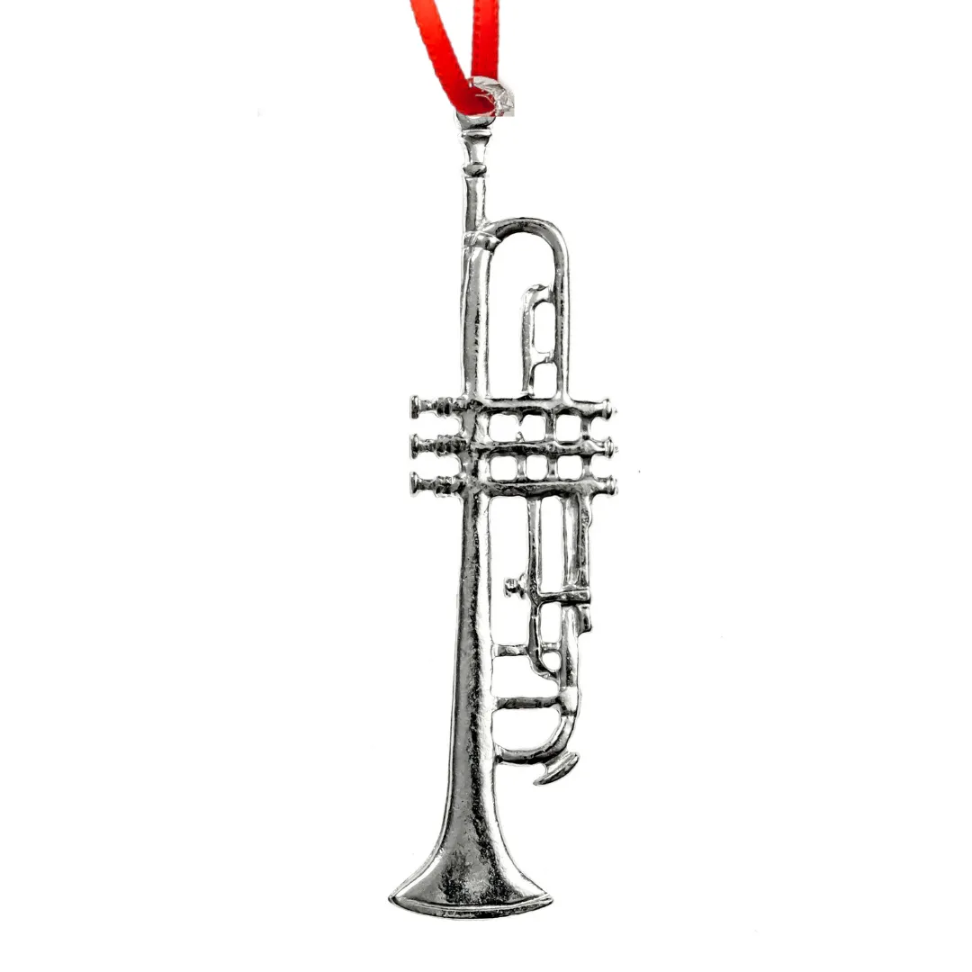 Trumpet Gift - Trumpet Christmas Ornament - Musical Instrument Gift