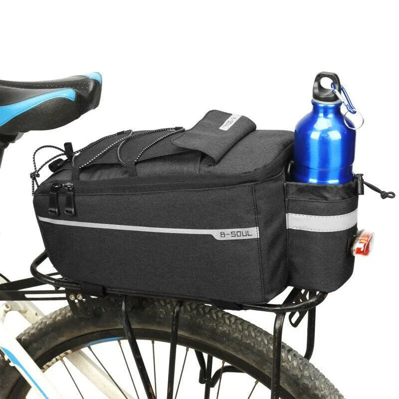 Trunk Bag Mountain Road Bicycle Tail Seat Pack Luggage Carrier Bike Bag Cycling Double Side Rear Rack Bike 2 In 1