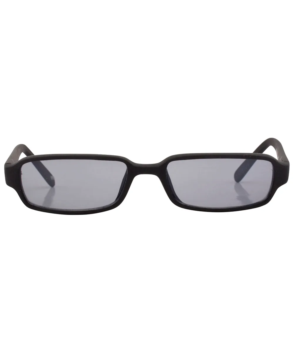 TUBEZ Matte Black Indie Sunglasses