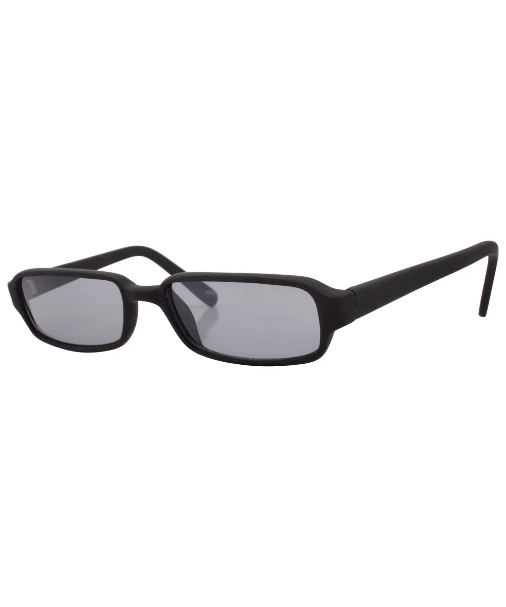 TUBEZ Matte Black Indie Sunglasses